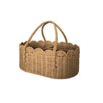 Rope Storage Basket, Baby Room Storage Box With Removable Dividers, Portable Car Storage Box. One Size