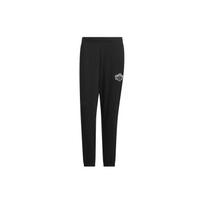 Adidas Color Block Embroidered Jogger Pants Men Bottoms Black IK3443 S