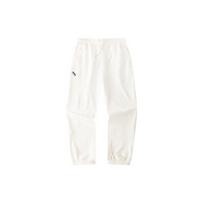 Anta Life Series Solid Color Moisture Wicking Quick Dry Breathable Knitted Sports Pants Women bottoms Cloud-White 162428310-1 L