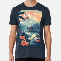 Bali Indonesia Travel Art Vintage  S to 5XL Made in the AU/USA T-Shirt 3XL