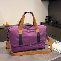 Large Capacity Lightweight Portable Travel Bag with Dry and Wet Separation, Short Distance Luggage Bag, Men's and Women's Sports Yoga Fitness Bag one size