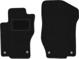 Black front floor mats for: Mercedes ML W164 SUV (2005-2011)
