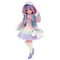 TAKARA TOMY Dress Dreamy Coordinate Dress Doll Pretend Play Toy for Ages 3 and Meets Toy Safety ST Mark Certified  Licca-chan LW-18 Set  Dress-up Up,