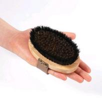 Beech Horsehair Copper Wire Ion Brush Body Rejuvenation Brush Meridian Massage Brush Cellulite Muscle Brush black