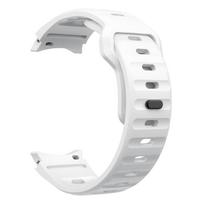 Silicone Strap for Samsung Galaxy Watch 7/6 Classic 47mm 43mm/4 classic 46mm 42 Bracelet Galaxy Watch 6/5pro 45mm/4/7 40mm 44mm galaxy watch 7 44mm balta