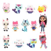 13pcs/set Gabby's Dollhouse Cute Figure Toys pack by bag