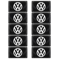 10 vnt. Nauji 3D epoksidiniai automobilio lipdukai Maži lašiniai klijai Lipdukai Volkswagen Golf Passat B6 Magotan Touran Arteon Scirocco GTD GTI CC
