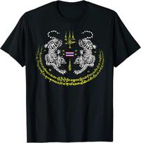 Muay Thai Twin Tigers Tattoo Kickboxing Gym Training TShirt 100 Cotton ONeck Short Sleeve Casual Mens Tshirt Size S3XL S