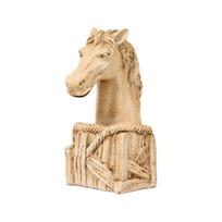 Horse Head Statue Decors Horse Sculpture Horse Art Figurines Decorative Ornament for Home Office Table Bookshelf Decors