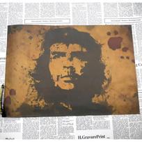 Che Guevara Red Revolution Retro Poster - Large Size for Bar/Cafe Decor Yellow Kraft Paper (No Glue) 30X42 cm