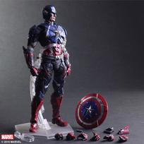 Naujausi Marvel komiksai The Avengers Playarts Pakeisti iš Pa į Kapitono Amerikos Judamas Žaislinis Veikėjo Modelis Papuošalai Dovanos balta