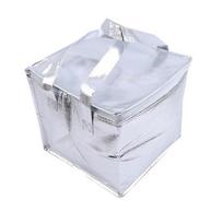 Portable Silver Cooler Bag Cake Pizza Warm Cold Carrier Insulated Handbag Thermal Lunch Picnic Box Thermal Meal Drinks Cool Bag