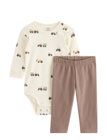 Lindex - Set With Bodysuit And Leggings - Bodžių rinkinys - Balta