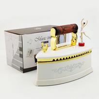 European Retro Rotating Music Box Ornament