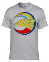 46 The DOCTOR-Valentino Rossi pilot Logo Grau T-Shirt XXL