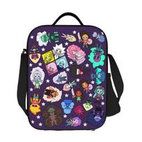 Crystal Gems Steven Universe Insulated Lunch Bag for Women Children Portable Food Boxes Thermal Lunch Box Tote One Size