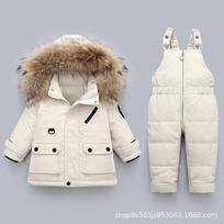 Toddler Boys' Down Jacket and Pants Set (1-5 Years) 100 cm