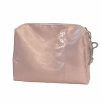 Zipper Sequin Cosmetic Bag Handheld Rhinestone Handbag Cosmetic Organizer  Women's Use L
