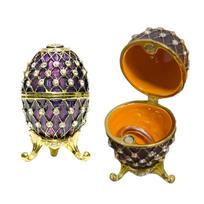 Fabergé Egg Richly Decorated Jewelry Box