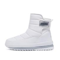 Men's winter new snow boots with plush, thickened anti slip, thick soled boots, high top boots, men's warm midsole snow shoes 36