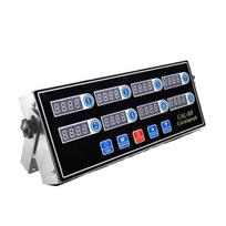 Kitchen Timer CAL-8B Calculagraph Stainless Steel Multi-Channel Digital Display Timer with LED Interface Adjustable Bracket Alarm Function US Plug