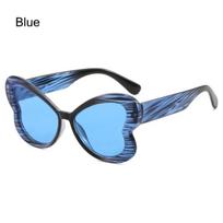 Trendy Women Colorful Sunglasses for Party Driving Large Cat Eye GlassesFrame Glasse Ladies New Hip-hop Decorative UV400 Sunglasses W92074WW-As Picture