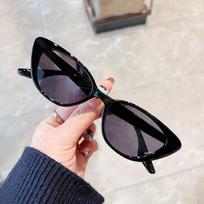 Fashion Cat Eye Sunglasses Women Luxury Brand Classic Vintage Sun Glasses for Ladies Shades UV400 Trendy Travel Sunglass black