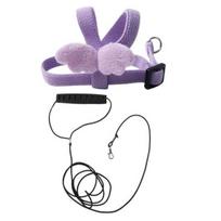 Yousheng Bird Flight Harness with Leash Adjustable Parrot Flying Harness Cute Angel Wings Harness for Parrots Pigeons Lovebird Budgerigar Cockatiel S
