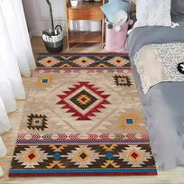 Southwestern Navajo Geometric Area Rug Non Slip Washable Floor Mat for Living Room Bedroom Entryway Home Decoration 40cm x 60cm