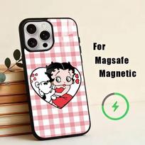 C-Cute-Betty Boop-P  Phone Case For iPhone17,16,15,14,13,12,11 Plus,Pro Magnetic For Magsafe Wireless Charging iPhone12PRO
