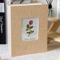 New 200 Pockets Photo Album Linen Cover DIY Writable Large Scrapbook Album 4x6 Photos Slip-in Picture Albums Children Growth