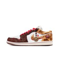 Jordan Air Jordan 1 Brown Red Dash Low top Vintage Basketball Shoes Men's Red Brown IQ5321-121(Team1097-) 42 brown
