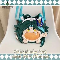 Genshin Impact Ita Bag Backpack Multi Character Anime School Shoulder Bag