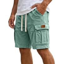 Men’s Casual Five Pocket Cargo Shorts Comfortable Athletic Fit Loose Drawstring Waist Relaxed Summer Short Pants for Outdoor Activities XXL