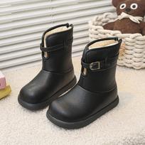 Women's Large Size Soft Elastic Winter Warm Cold Padded Snow Boots Non-slip Wear-resistant Outdoor Casual Sneakers Martin Cotton Boots 26