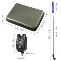 Fishing Bite Alarms Chain Alert   Set Digital Fishing Alarm Kit LED Alarm Indicator Alert Fishing   Fishing Tackle with Zippered Box