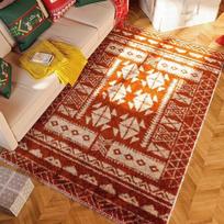 Maroko Etninis Svetainės Kilimas Retro Bohemiškas Grindų Kilimėlis Miegamajam Virtuvei Vonios Kambariui Lengvai Valomas Lauko Kilimai Namų Dekoras 40x120cm orange
