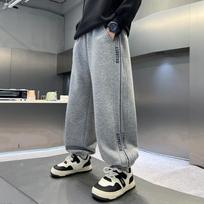 Boys’ Sports Trousers – New Spring/Autumn Collection: Large-sized Children’s Boys’ Sweatpants, Casual Cuffed Trousers, Autumn Trousers 120cm