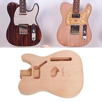 Unfinished Electric Guitar Barrel Mahogany DIY Professional Electric Guitar Body Replacement Blank GSB11 beige
