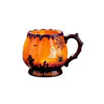 Halloween Pumpkin Coffee Mug Novelty Cute Design for Coffee Tea Hot One Size