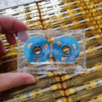 Dvipusė metalinė maža anga kasetinė juosta retro tuščia garso juosta tipas rankų darbo ritė į ritę kasetinės juostos A7