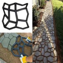 Path Maker Mould Daugkartinio naudojimo Betoninis Cementinis Akmens dizainas Paver Walk Forma Daugkartinio naudojimo