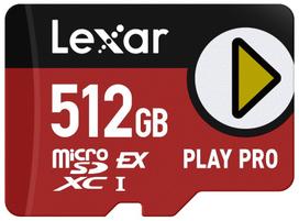 Lexar atm.korta micro SDXC Express PLAY Pro 512GB R900/W600 (V30)