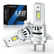 H7 LED Headlight Bulb, 28000 Lumens Brightness, 6500K Cool White H7 Headlight Bulb, 1:1 H7 sidabras