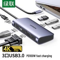 UGREEN Type-C 6-in-1 HDMI VGA USB PD Docking Station