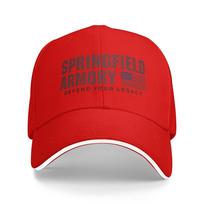 Springfield Armory Sun Baseball Cap  Summer y2k Retro Hip Hop Hats For Couple Women Kpop Rock Baseball Caps One Size