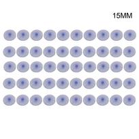 50 Pcs Clear Suction Cups Without Hooks Mushroom Heads Sucker Pads Pvc Plastic Sucker for Glass Table Tops Reusable 15mm