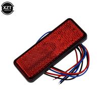 12V 24LED Stačiakampis Motociklo Atšvaitas Galinis Stabdžių Posūkio Signalo Šviesos Lemputė Automobiliui/Keturračiui LED Atšvaitai/Sunkvežimio Šoniniai Įspėjamieji Žibintai raudona