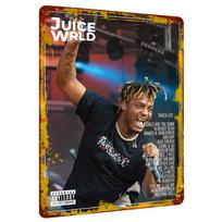 Juice WRLD Live Concert Metal Wall Art Custom Music Star Portrait Decor for Fans Room 20x30cm（7.8x11.8inch）