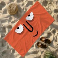 Art J-Jean J-Jullien-S Towel Soft Lightweight Anti-Sand Large Beach Towel Quick-Drying Bath Sports Family W40*H60(CM)